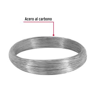 ALAMBRE GALVANIZADO FIERO N° 22 ROLLO 1KG. - 340 MT. APROX