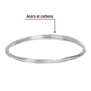 ALAMBRE GALVANIZADO FIERO N° 22 ROLLO 9.4 MT.