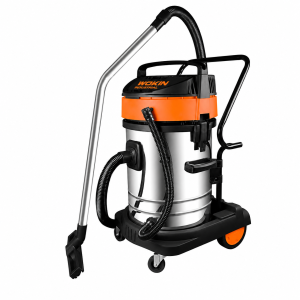ASPIRADORA WOKIN INDUSTRIAL ACERO INOX. 70 LT. 2000 WATT