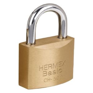 CANDADO DE HIERRO BRONCEADO HERMEX BASIC 50 MM. - CH-50P