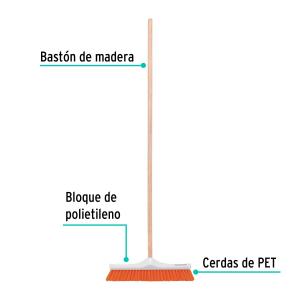 ESCOBILLON DE BARRENDERO C/CABO KLINTEK 40 CM. CERDA RIGIDA