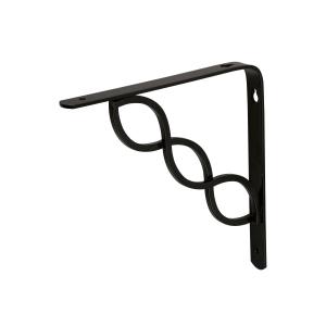 ESCUADRA FIERO DE ACERO DECORATICA TRENZADA 8"