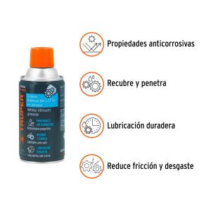 GRASA DE LITIO TRUPER BLANCA EN SPRAY 295 ML.