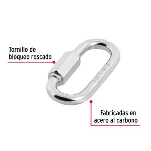 MOSQUETON BOMBERO C/ROSCA FIERO 1/4