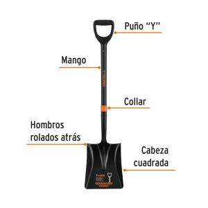 PALA TRUPER DE PALEAR ACERO CABO FIBRA VIDRIO T-2000