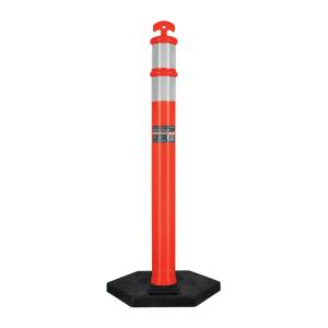 POSTE DELIMITADOR TRUPER REFLECTIVO 115 CM. BASE HEXAGONAL