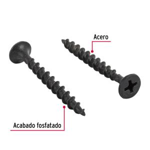TORNILLO PARA MADERA FIERO 3.5 X 38 MM. BLISTER 16 UNIDADES